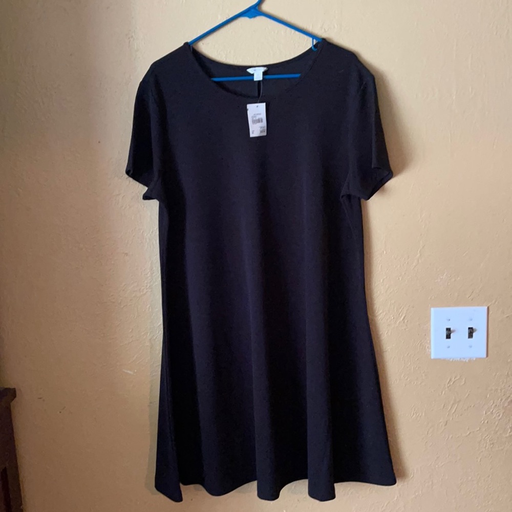 Simple black dress